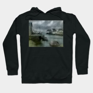 Dull Fall Day in Peggys Cove Hoodie